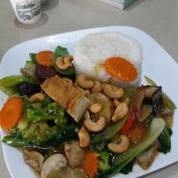 Mixed braised veggies. at Loving Hut in Cabramatta