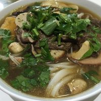 Pho from Loving Hut  - tasted beautifully of star anise.  at Loving Hut in Cabramatta