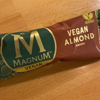 First time I’ve seen a vegan magnum! Yay!  at Hank Cuisine Végétale in Lyon