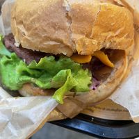 Hankburger - Le double smack  at Hank Cuisine Végétale in Lyon