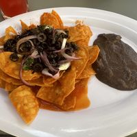 Vegan Chilaquiles - choose 4 toppings  at Fresh'n Green in Campeche