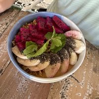 Smoothie bowl   at Vegan Soul Kitchen in Penida Island