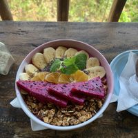 Smoothie bowl  at Vegan Soul Kitchen in Penida Island
