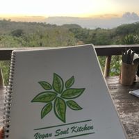 The view!  at Vegan Soul Kitchen in Penida Island