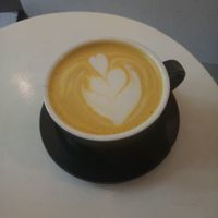 Special request tumeric latte! at Graze in Shanghai