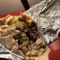 Delicious farro, tofu, beans + veggies  at Boloco in Hanover