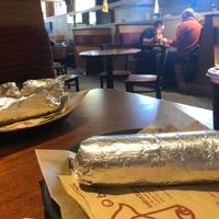 Burritos and heart beet at lunchtime  at Boloco in Hanover