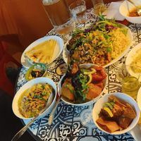 Main course at Moroccan Soup Bar in North Melbourne