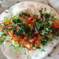 Open wrap at Moroccan Soup Bar in North Melbourne