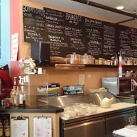 The inside  at Terra Cafe in Easton