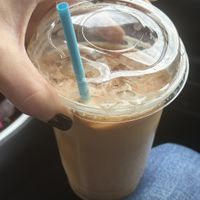 Pumpkin lattee  at Carina's Bakery in Beaverton