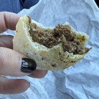 So cheesy and garlicky and yummy  at Carina's Bakery in Beaverton