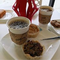 Apple Tart, Bran Muffin & drip coffee! at Carina's Bakery in Beaverton