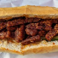 Tempeh Mild Sandwich at Tjin's in Amsterdam