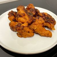 fried cauliflower (plated at home) at Esters Enoteca in Seattle