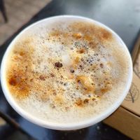 Latte dalgona at Donut Corp - Nueva Los Leones in Santiago