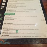 Menu 1/2 at The Pancake Parlour in Maribyrnong