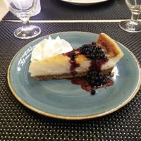 Blueberry Cheesecake at Bon Lloc in Mallorca