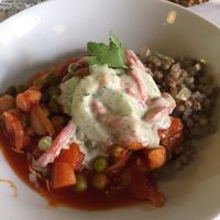 Vegan tajine at Bon Lloc in Mallorca