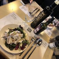 salad for starter at Bon Lloc in Mallorca