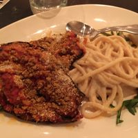 Eggplant ‘parm’ at Atomica in Kingston