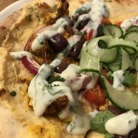 Plant Based Cauliflower Shwarma Pizza at Atomica in Kingston