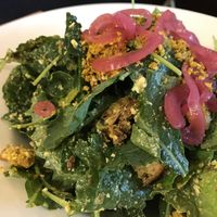 Vegan Caesar Salad at Atomica in Kingston