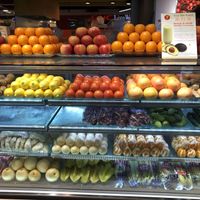 Fruits on display at SF Fruits & Juices - Causeway Point in North Singapore