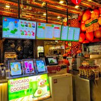 Stall front at SF Fruits & Juices - Waterway Point in Northeast Singapore