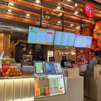 Stall front at SF Fruits & Juices - Waterway Point in Northeast Singapore