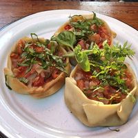 Caprese empanadas at Mi Vegano Favorito in San Jose Del Cabo