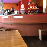 Seating area at Monsieur Vuong in Berlin