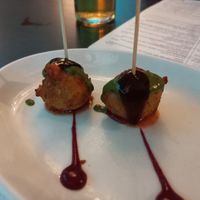 Free lentil balls at Flavours by Kumar in Ramsgate