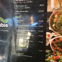 Their new menu at UnPhogettable in Hobart