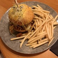 Jackfruit burger   at Pizzeria San Antonio in St Anton Am Arlberg