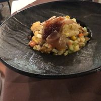 Vegan starter salad at Il Bistrot in Perugia