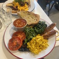 Vegan breakfast   at Brown & Green - The Triangle in South East London