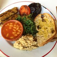 Vegan breakfast  at Brown & Green - The Triangle in South East London