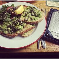 Avocado on toast at Brown & Green - The Triangle in South East London