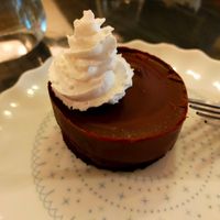 Incredible chocolate cake with coconut cream. at The Vegan Hippie Chick in Welland