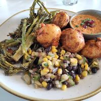 Three salad plate at South Street Kitchen in Sheffield