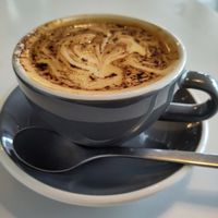 Oat milk cappuccino at South Street Kitchen in Sheffield