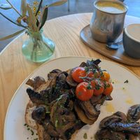 Mushrooms on toast at South Street Kitchen in Sheffield