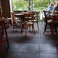 Indoor and outdoor seating at Little Cove Coffee Co in Noosaville