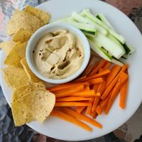 Hummus at Martha's Cafe Belize in Belize City