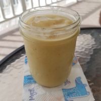 Smoothie at Martha's Cafe Belize in Belize City