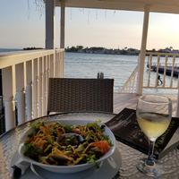 vegan nachos at Martha's Cafe Belize in Belize City