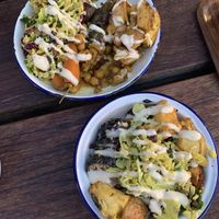 Medium vs small plate  at Big Fig in Wanaka