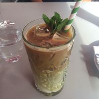 matcha explosion, looks amazing but I personally don‘t like combo at Joma in Vienna