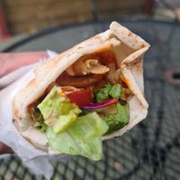 Vegan chicken kebab at Laziko Kebabs & Gozleme in Margate